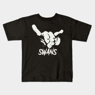 swans horn sign Kids T-Shirt